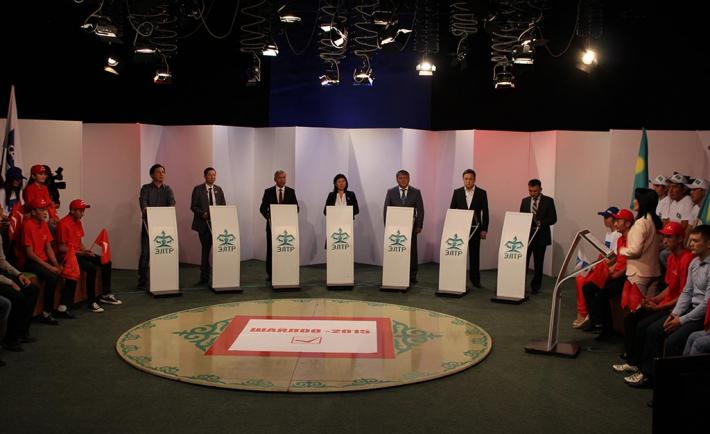 Kyrgyzstan 2015 debate candidates